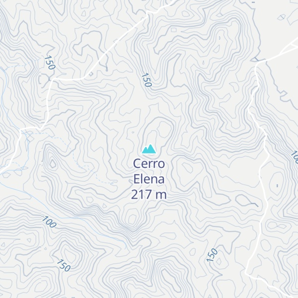 Map of Cerro Elena