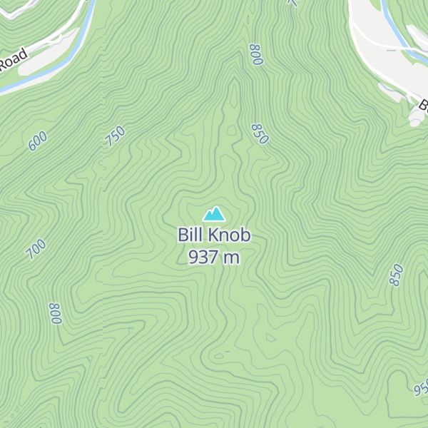 Map of Bill Knob