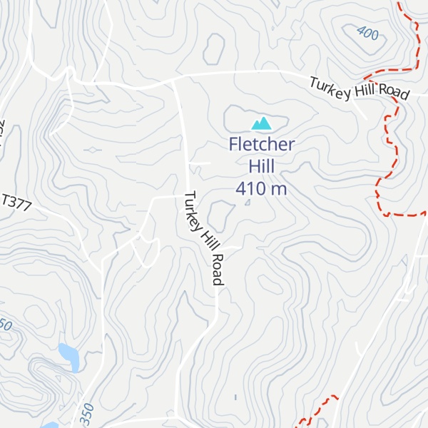 Map of Turkey Hill