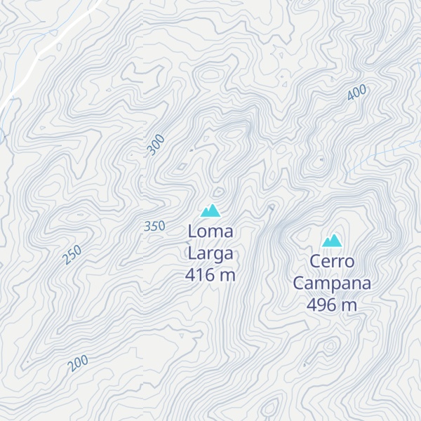 Map of Loma Larga