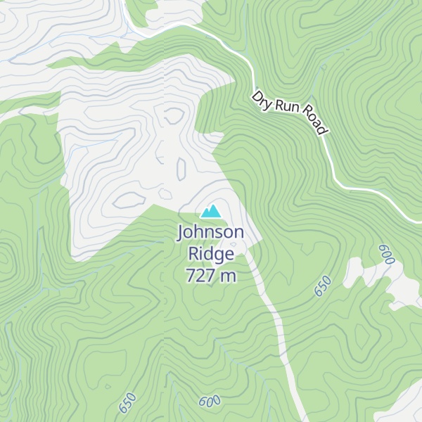 Map of Johnson Ridge