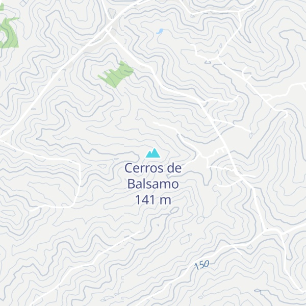 Map of Cerros de Balsamo