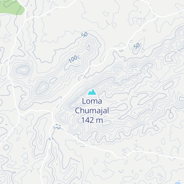 Map of Loma Chumajal