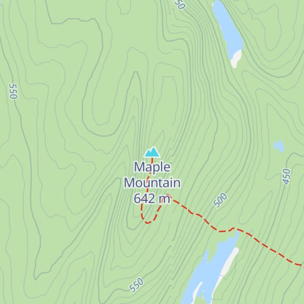 Map of Maple Mountain