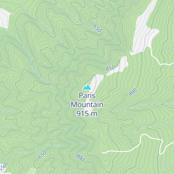 Map of Paris Mountain