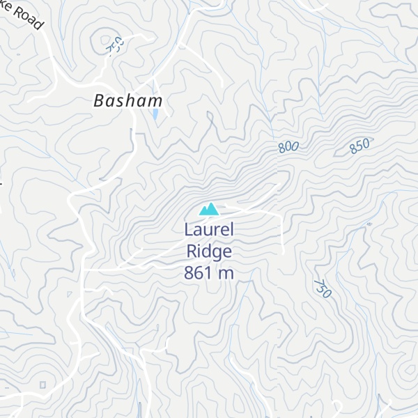 Map of Laurel Ridge