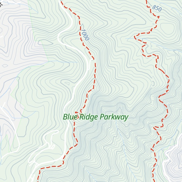 Map of Rocky Knob