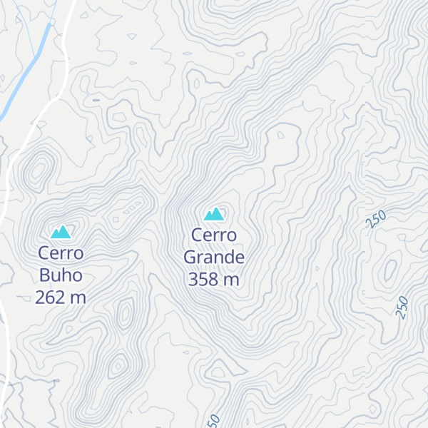 Map of Cerro Grande
