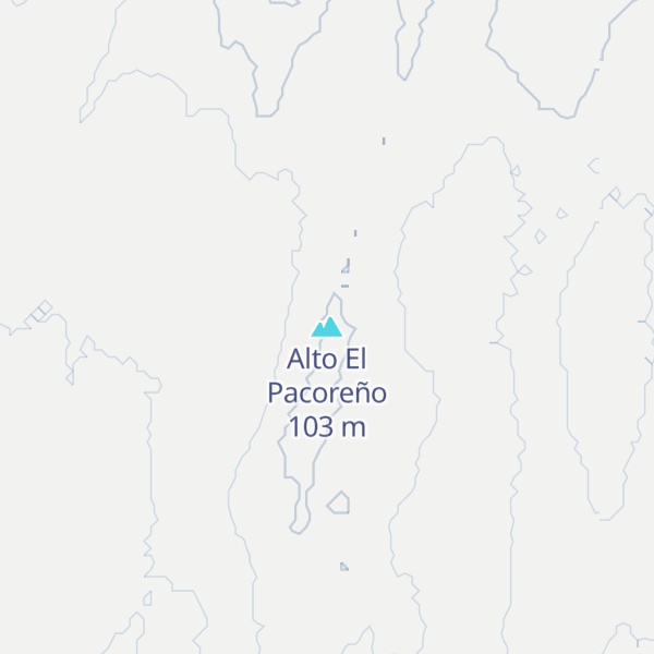 Map of Alto El Pacoreño