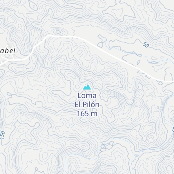 Map of Loma El Pilón