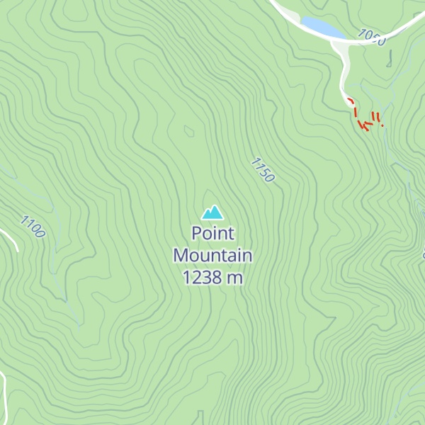 Map of Point Mountain