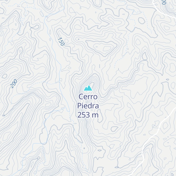 Map of Cerro Piedra