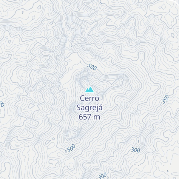 Map of Cerro Sagrejá