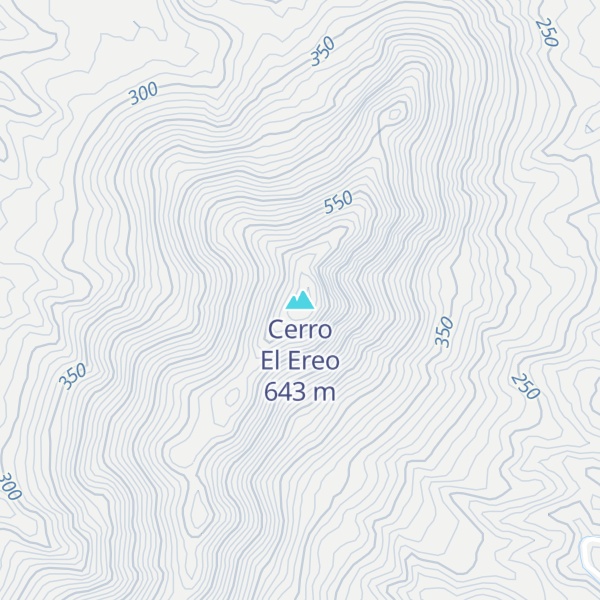 Map of Cerro El Ereo