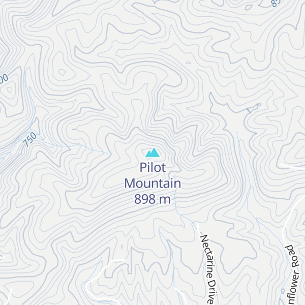 Map of Pilot Mountain