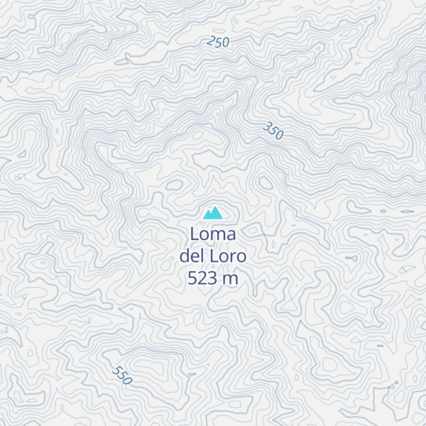 Map of Loma del Loro