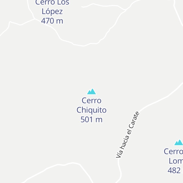 Map of Cerro Chiquito