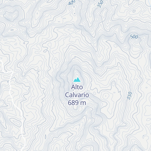 Map of Cerro Escobal