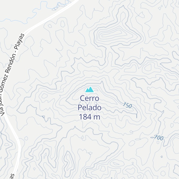 Map of Cerro Pelado