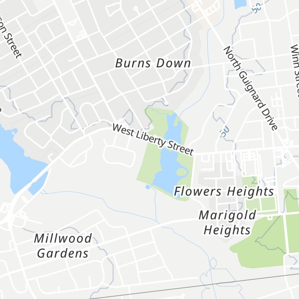 Map of Swan Lake Visitors Center