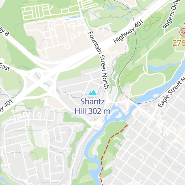 Map of Shantz Hill
