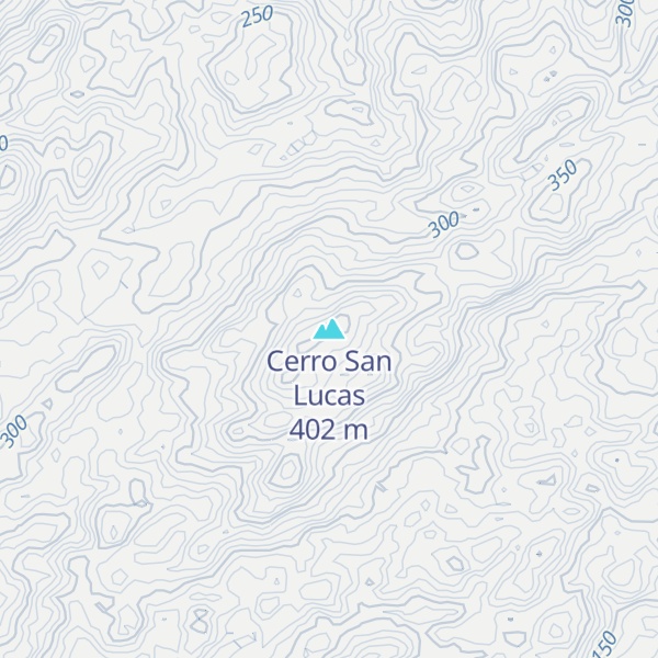 Map of Cerro San Lucas