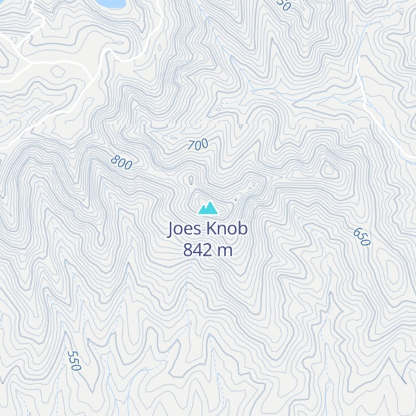 Map of Joes Knob