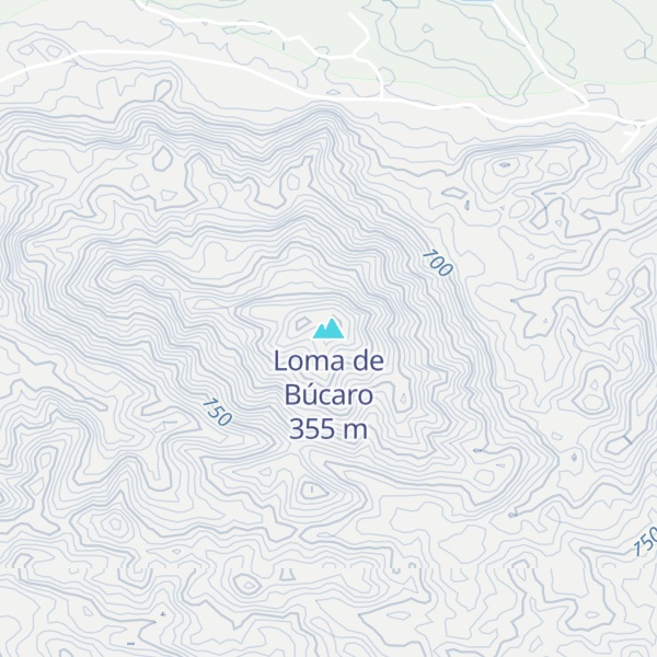 Map of Loma de Búcaro