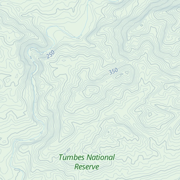 Map of Cerro Zapayal