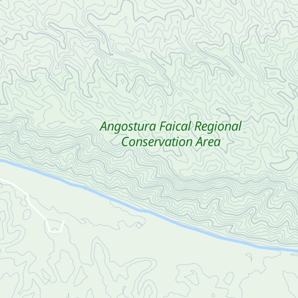 Map of Cerro La Angostura