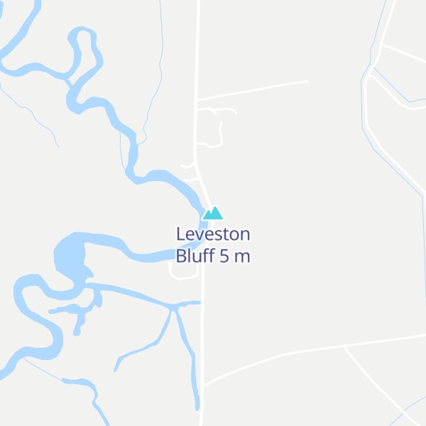 Map of Leveston Bluff