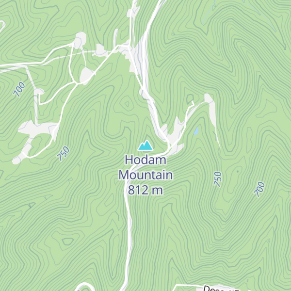 Map of Hodam Mountain