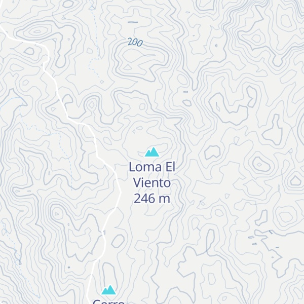 Map of Loma El Viento