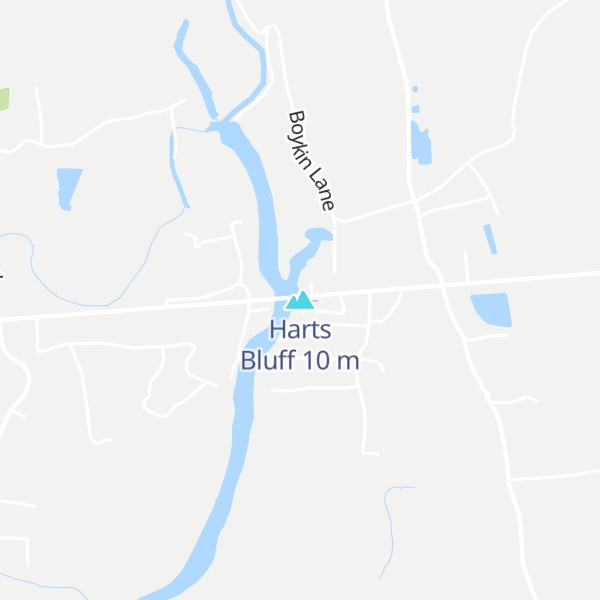 Map of Harts Bluff