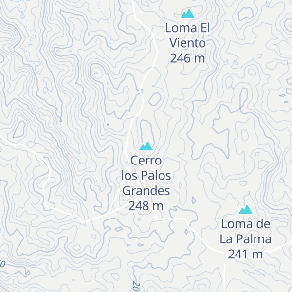 Map of Cerro los Palos Grandes