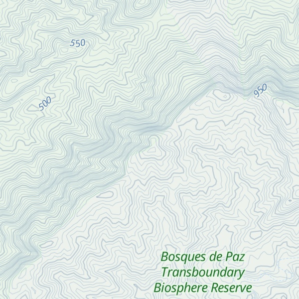 Map of Cerro Obleas