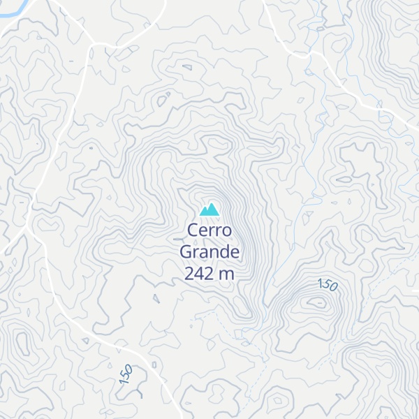 Map of Cerro Grande