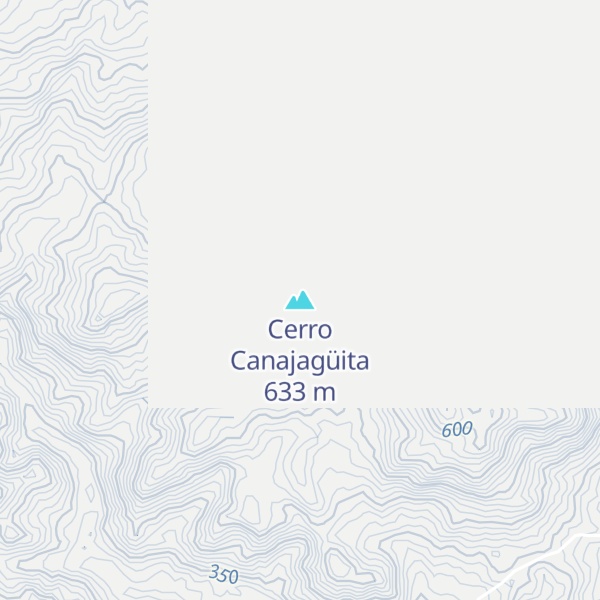 Map of Cerro Canajagüita