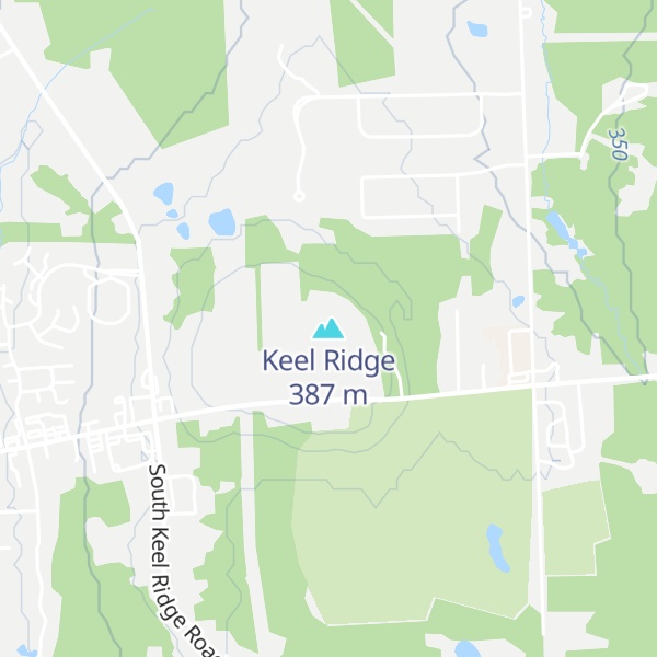 Map of Keel Ridge