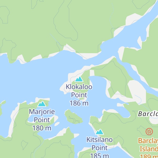 Map of Klokaloo Point