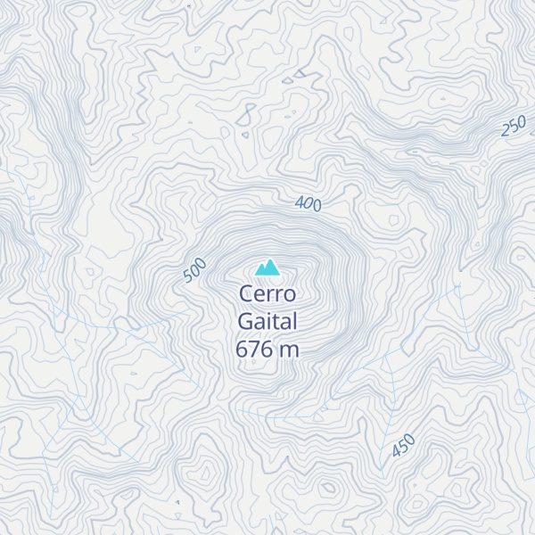 Map of Cerro Gaital