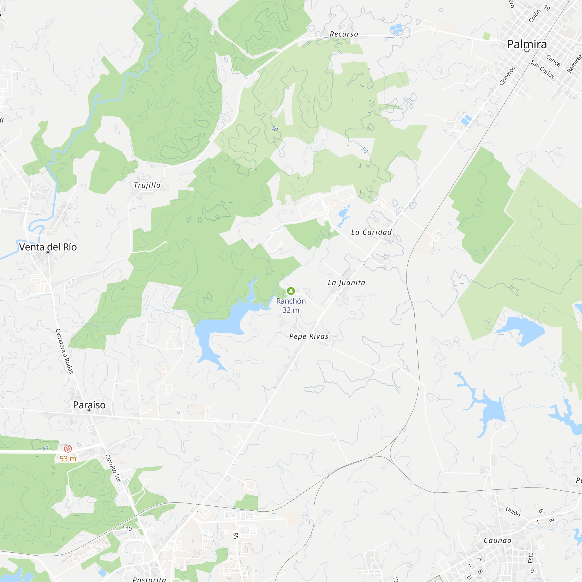 Ranchón map