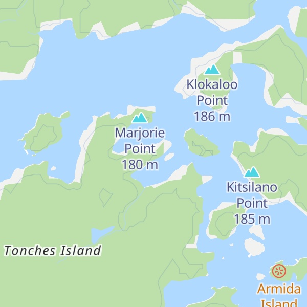 Map of Violet Point
