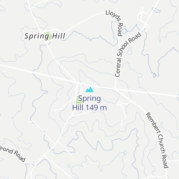 Map of Spring Hill