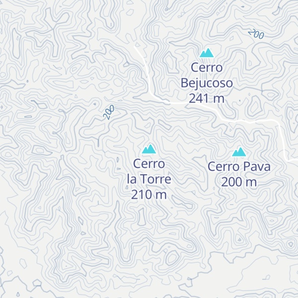 Map of Cerro la Torre