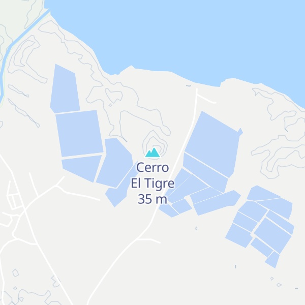 Map of Cerro El Tigre