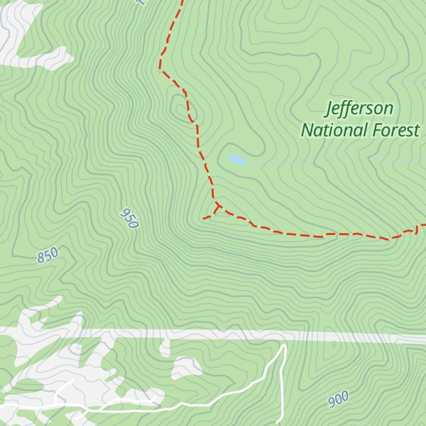 Map of Kelly Knob
