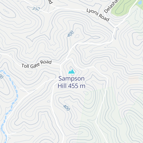 Map of Sampson Hill