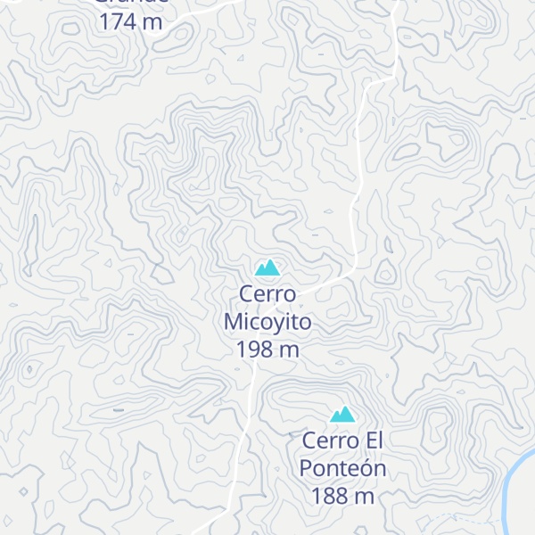 Map of Cerro Micoyito