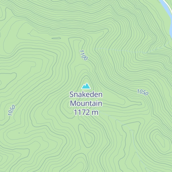 Map of Snakeden Mountain